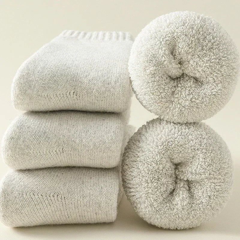 3 paires de chaussettes en laine thermique unisexe "Apilen - Whool socks" - Planète Rando
