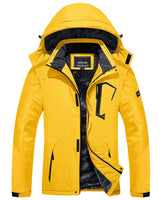 Parka polaire, veste imperméable pour femme "TACVASEN - TJ567" - Jaune / S (US XS) | Planète Rando