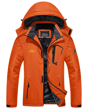 Parka polaire, veste imperméable pour femme "TACVASEN - TJ567" - Orange / S (US XS) | Planète Rando