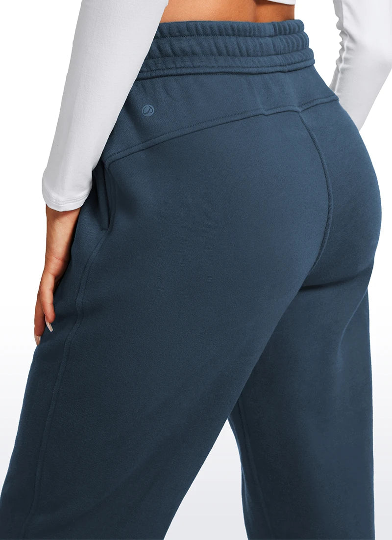 Pantalon de survêtement en coton doublé polaire pour femme "CRZ YOGA - RS137" - Planète Rando