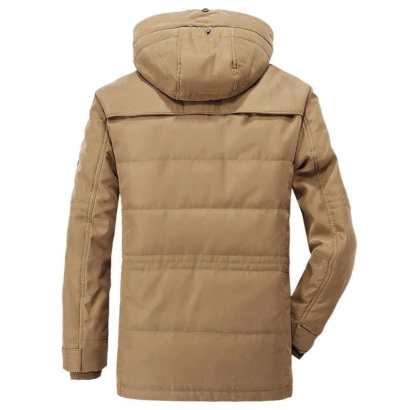 Parka d'hiver, manteau polaire avec capuche détachable pour homme 1,3kg "Lzlltt - Fs125"