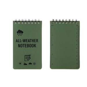 Bloc - notes de poche tactique étanche 100 pages / 50 feuilles "All - Weather Notebook" - Planète Rando