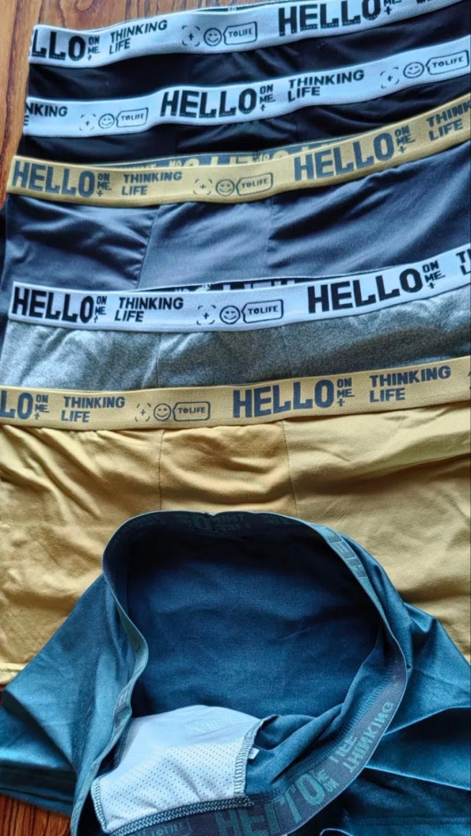 Boxer pour homme respirant et confortable 6 pièces "Hello On Me - JH5230SP" - Planète Rando