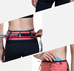 Ceinture de course d'hydratation pour le trail / running / marathon avec support pour téléphone portable "AONIJIE - W8101" - Planète Rando