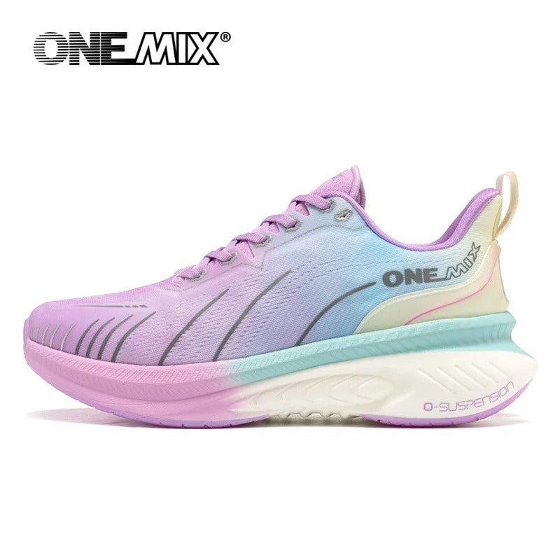 Chaussures de course, running, athlétisme O - Suspension Technology pour femme "ONEMIX - Bumper Elite 3.0" - Planète Rando