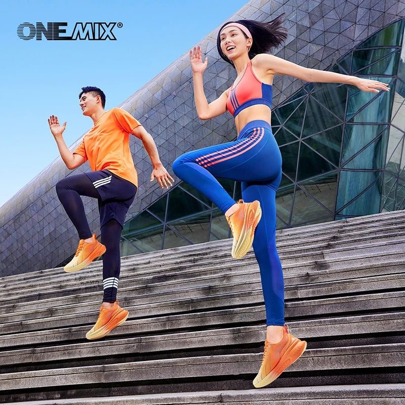 Chaussures de course, running, athlétisme O - Suspension Technology pour Homme "ONEMIX - Bumper Elite 3.0" - Planète Rando