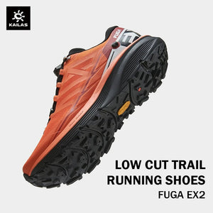 Chaussures de course unisexe pour le running / trail semelle Vibram Megagrip "KAILAS - FUGA EX 2" - Planète Rando