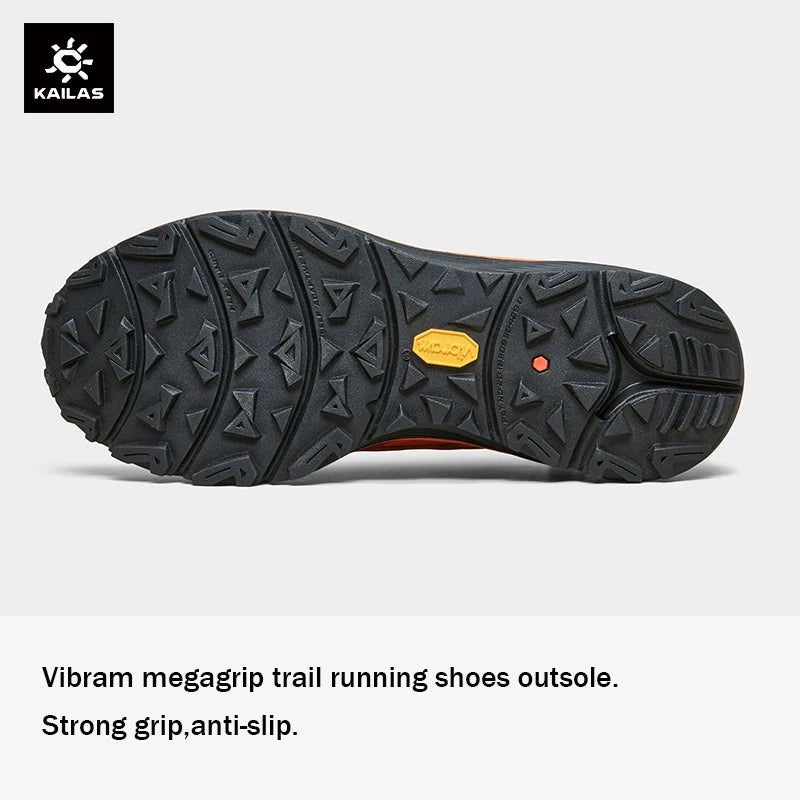 Chaussures de course unisexe pour le running / trail semelle Vibram Megagrip "KAILAS - FUGA EX 2" - Planète Rando