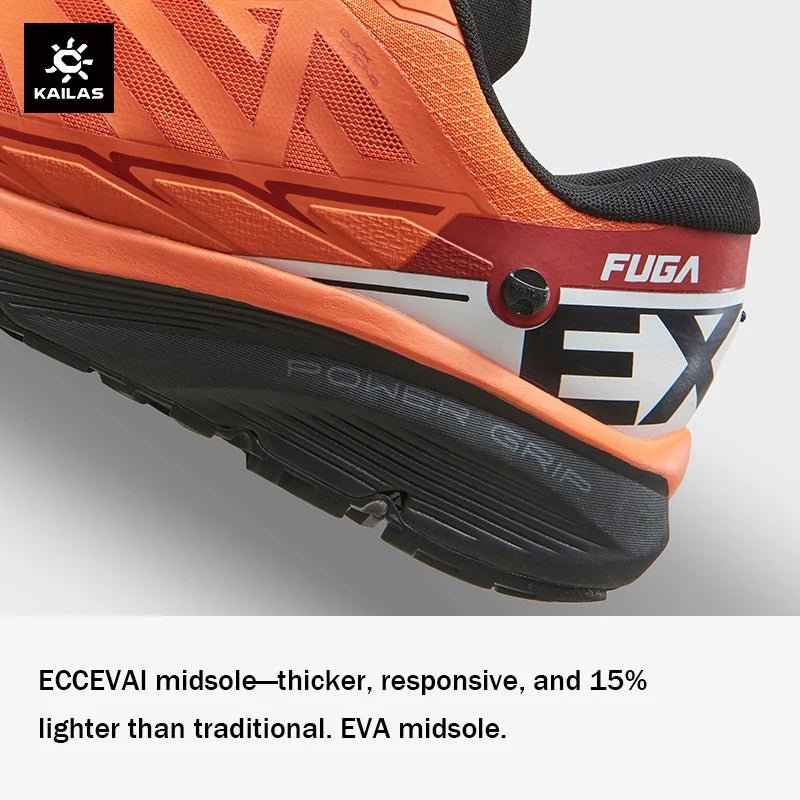 Chaussures de course unisexe pour le running / trail semelle Vibram Megagrip "KAILAS - FUGA EX 2" - Planète Rando