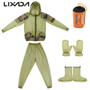 Combinaison anti - moustiques, veste anti - insectes en maille à capuche "Lixada - Bug - Wear" - Planète Rando