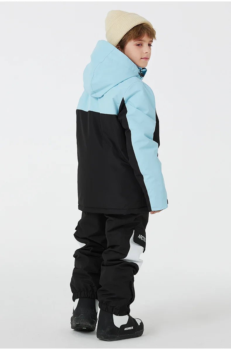 Combinaison de ski / snowboard pour enfants, coupe - vent, imperméable, ensemble de neige d'hiver "Artic King - Queen 103" - Planète Rando