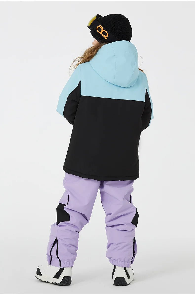 Combinaison de ski / snowboard pour enfants, coupe - vent, imperméable, ensemble de neige d'hiver "Artic King - Queen 103" - Planète Rando