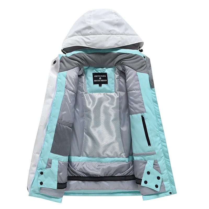 Combinaison de ski / snowboard pour enfants, coupe - vent, imperméable, ensemble de neige d'hiver "Artic King - Queen 103" - Planète Rando