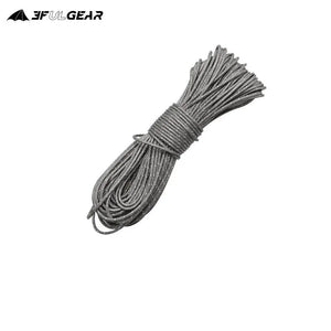 Cordelette réfléchissante en UHMWPE pour tente de bivouac / camping 1.5mm d'épaisseur 80g "3F UL GEAR - Wind Rope" - Planète Rando