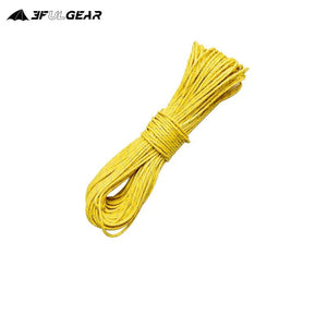 Cordelette réfléchissante en UHMWPE pour tente de bivouac / camping 1.5mm d'épaisseur 80g "3F UL GEAR - Wind Rope" - Planète Rando