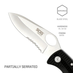 Couteau pliant EDC tactique militaire survie en plein air "SOG - Zilla SP02CP" - Planète Rando