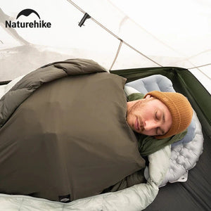 Drap de sac de couchage ultraléger pour le camping, bikepacking, bivouac et la randonnée 130g "Naturehike - Sleeping Bag Liner  ZY20" - Planète Rando