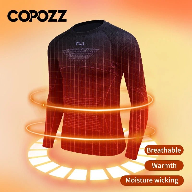 Ensemble de sous - vêtements en thermolite pour femme "COPOZZ – Sportswear 22307" - Planète Rando