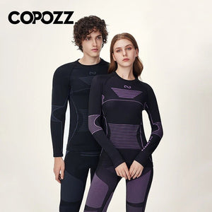 Ensemble de sous - vêtements en thermolite pour femme "COPOZZ – Sportswear 22307" - Planète Rando