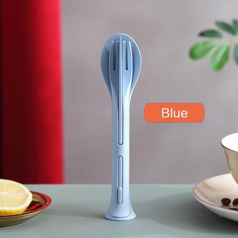 Ensemble de vaisselle portable 3 pièces pour le camping et le voyage "GL camping - cutlery" - Planète Rando
