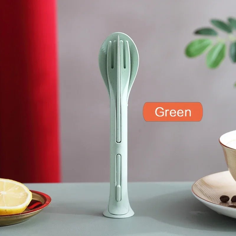 Ensemble de vaisselle portable 3 pièces pour le camping et le voyage "GL camping - cutlery" - Planète Rando