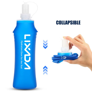 Flasque d'hydratation / gourde souple pliable 500ml avec systeme de filtration "LIXADA - Hydratation Gear" - Planète Rando