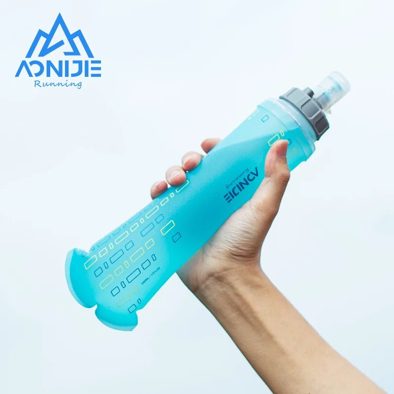 Flasque running d'hydratation sans BPA 48g avec bouchon à tirer ou rotatif 500ML "AONIJIE - SD24" - Planète Rando