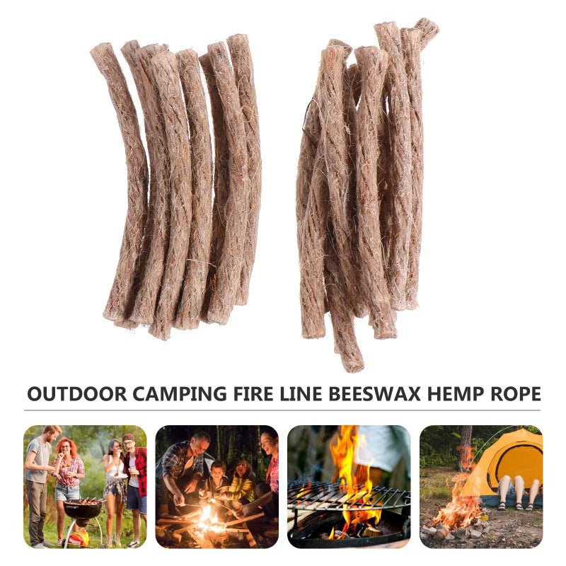 Kit de survie outdoor 10 allumes - feu en chanvre "Outdoor Survival Gear" - Planète Rando