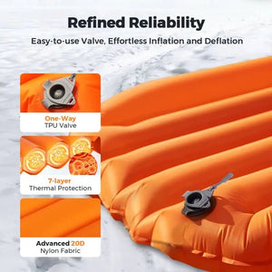 Matelas gonflable ultraléger pour le camping, le bivouac, la randonnée et le trekking R - Value 5.6 à partir de 520g "FLEXTAILGEAR - Zero Mattress R05" - Planète Rando