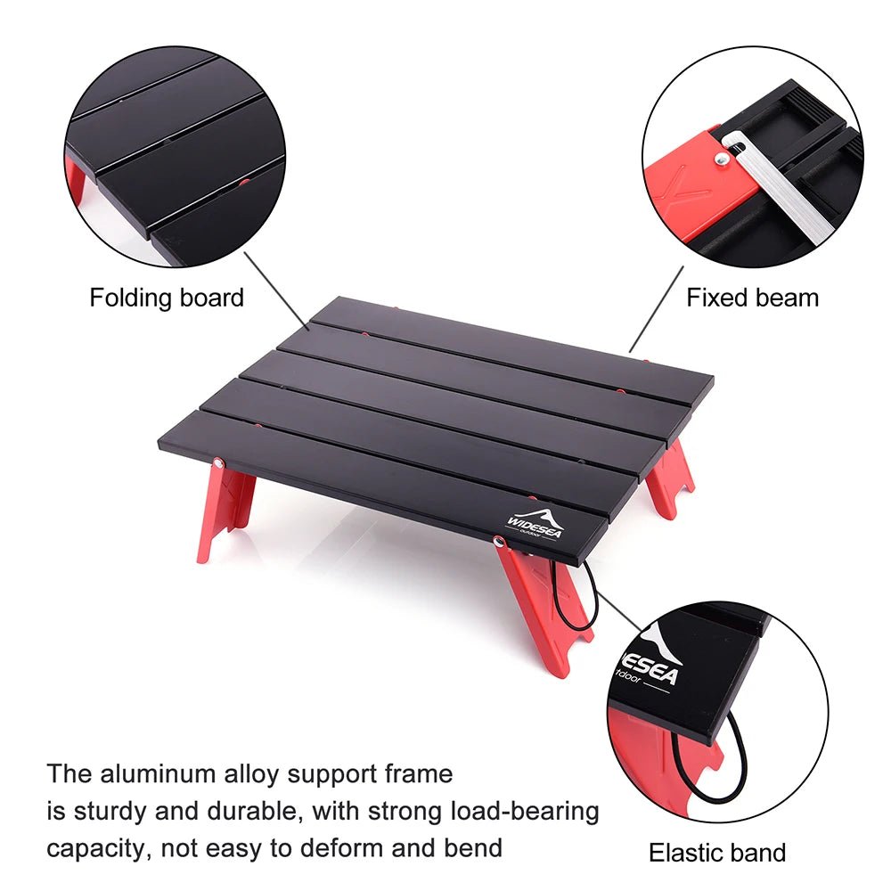 Mini-table de camping / bushcraft pliable et portable "Widesea - Portable Table" - Planète Rando