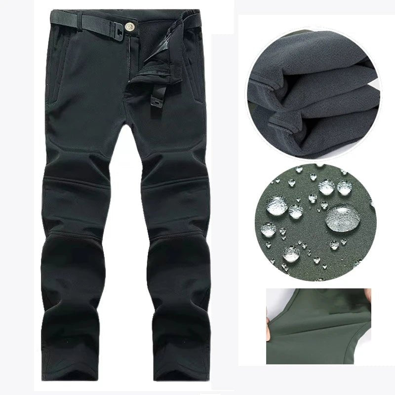 Pantalon cargo tactique imperméable avec doublure polaire "Mazerout - X5" - Planète Rando