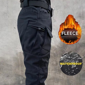 Pantalon cargo tactique imperméable avec doublure polaire "Mazerout - X7" - Planète Rando