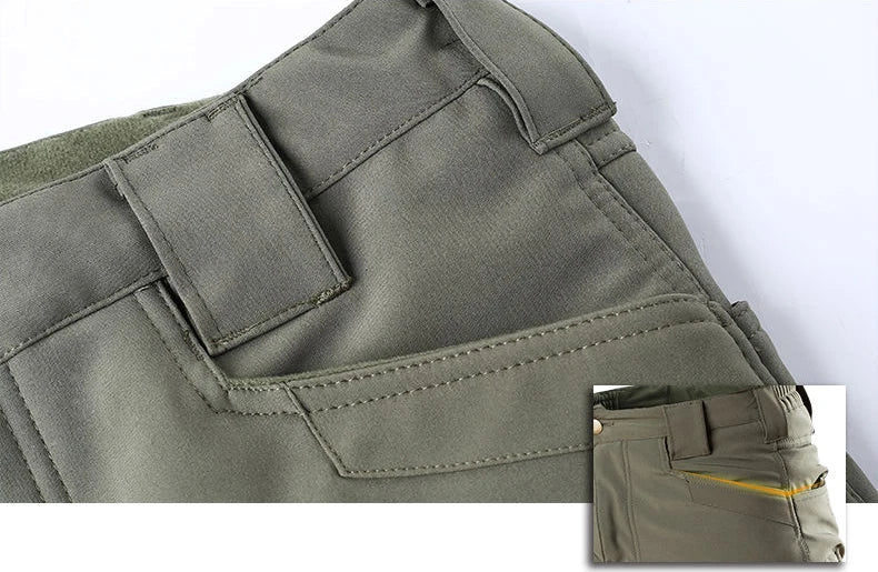 Pantalon cargo tactique imperméable avec doublure polaire "Mazerout - X7" - Planète Rando