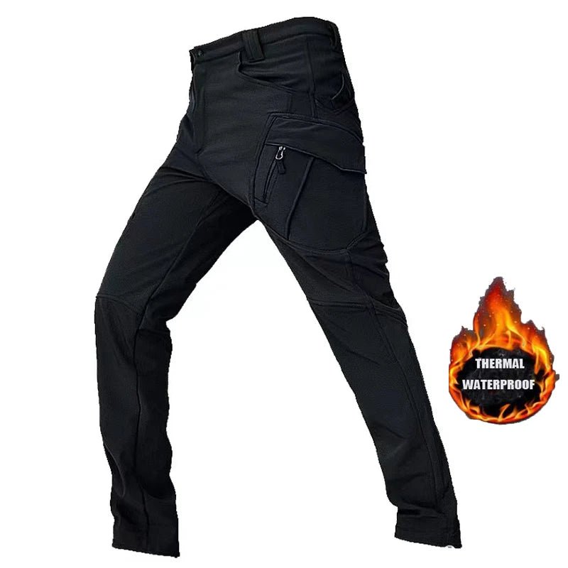 Pantalon cargo tactique imperméable avec doublure polaire "Mazerout - X9" - Planète Rando