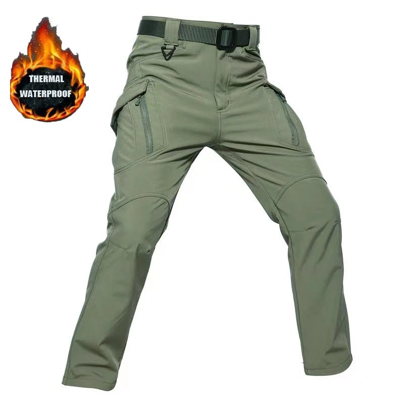 Pantalon cargo tactique imperméable avec doublure polaire "Mazerout - X9" - Planète Rando