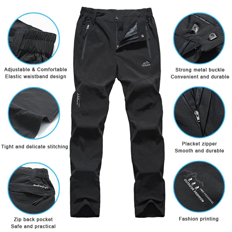 Pantalon de randonnée imperméable à séchage rapide pour homme "LNGXO - KWK1899A" - Planète Rando