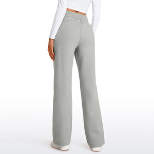 Pantalon de survêtement en coton doublé polaire pour femme "CRZ YOGA - RS137" - Planète Rando