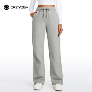 Pantalon de survêtement en coton doublé polaire pour femme "CRZ YOGA - RS137" - Planète Rando