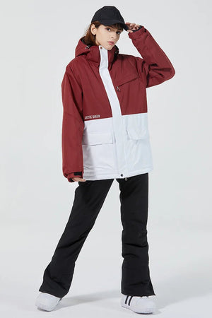 Parka de ski / snowboard veste imperméable d'hiver - 30°C "ARCTIC QUEEN - Ski Combi" - Planète Rando