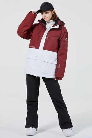 Parka de ski / snowboard veste imperméable d'hiver - 30°C "ARCTIC QUEEN - Ski Combi" - Planète Rando