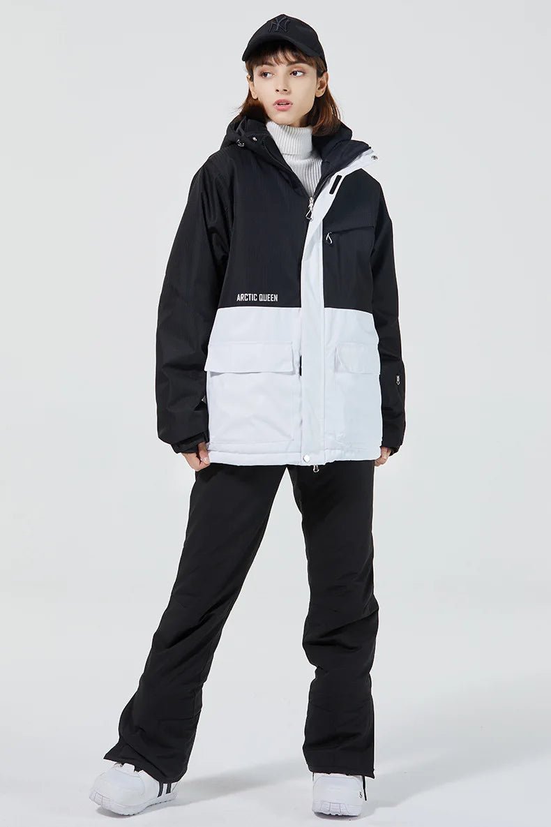 Parka de ski / snowboard veste imperméable d'hiver - 30°C "ARCTIC QUEEN - Ski Combi" - Planète Rando