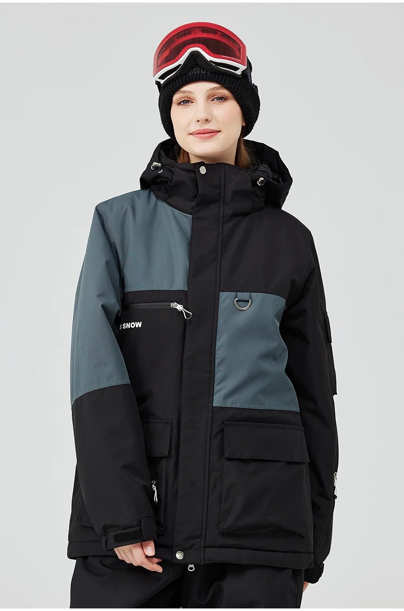 Parka de ski / snowboard veste imperméable d'hiver - 30°C unisexe "Artic Queen - Ski combi 389" - Planète Rando