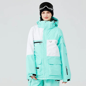 Parka de ski / snowboard veste imperméable d'hiver - 30°C unisexe "Artic Queen - Ski combi 389" - Planète Rando