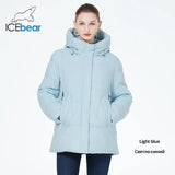 Parka d'hiver / manteau d'hiver à fermeture éclair manches longues pour femme "ICEbear - GWD3911" - Planète Rando