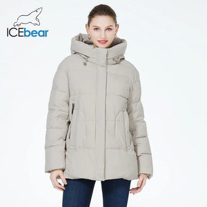 Parka d'hiver / manteau d'hiver à fermeture éclair manches longues pour femme "ICEbear - GWD3911" - Planète Rando