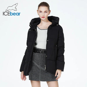 Parka d'hiver / manteau d'hiver à fermeture éclair manches longues pour femme "ICEbear - GWD3911" - Planète Rando