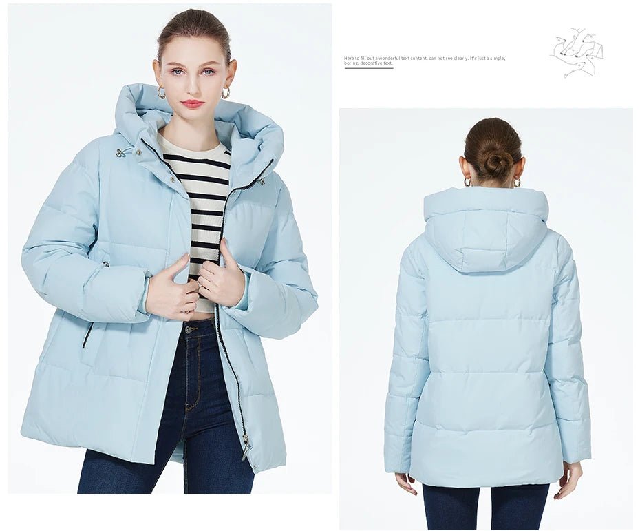 Parka d'hiver / manteau d'hiver à fermeture éclair manches longues pour femme "ICEbear - GWD3911" - Planète Rando