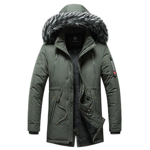 Parka d'hiver pour homme avec col en fourrure et chapeau détachable "Tauvsedi - Mons" - Planète Rando