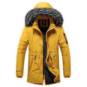 Parka d'hiver pour homme avec col en fourrure et chapeau détachable "Tauvsedi - Mons" - Planète Rando