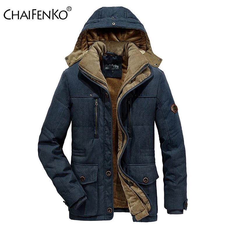 Parka polaire / manteau d'hiver pour homme 1,2kg "CHAIFENKO - Classic Outdoor" - Planète Rando